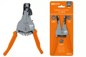 Съемник изоляции СИ-6, сечение зачищаемого провода 0,5-6 мм, "МастерЭлектрик" TDM