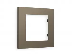 ЭЛМАКС - Рамка ALFA Techno (Темная бронза матовый) 1-ая AF220631 элмакс, электротехника, кабель, светотехника, elmax.pro