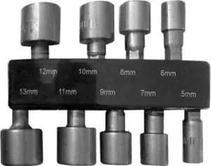 ЭЛМАКС - Набор усиленных головок CrV 9 шт. (USP) элмакс, электротехника, кабель, светотехника, elmax.pro