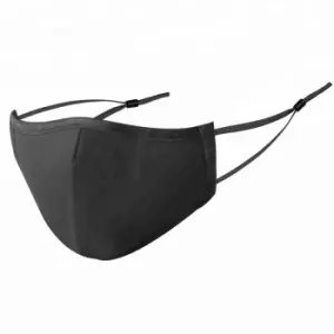 Маска многоразовая 3-х слойная черная