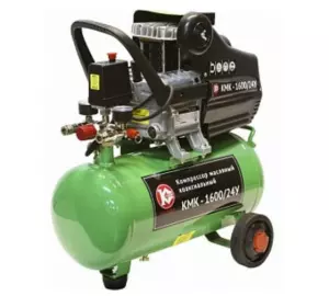 Компрессор Калибр КМК-1600/24 (А)(У)" (1,6кВт, 8атм, 24л,206л/мин) (Земляк) 413324