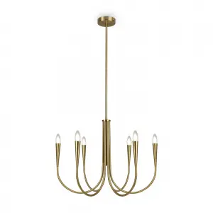 Freya Modern Branches Подвесной светильник Латунь