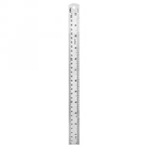 ЭЛМАКС - Линейка стальная Deli DL8030Y 300мм Нержавеющая сталь элмакс, электротехника, кабель, светотехника, elmax.pro