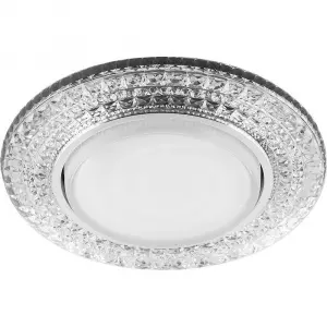 ЭЛМАКС - Светильник встраиваемый со светодиодной подсветкой 20LED*2835 SMD 4000K, 15W GX53, без лампы, прозра элмакс, электротехника, кабель, светотехника, elmax.pro