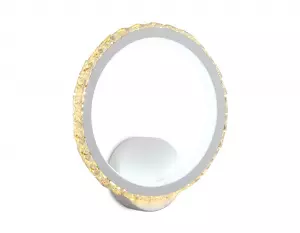 ЭЛМАКС - Настенный светодиодный светильник с выключателем FA211 WH белый LED 3000K+6400K 15W 230*250*45 элмакс, электротехника, кабель, светотехника, elmax.pro