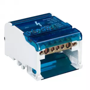 ЭЛМАКС - Шины на DIN-рейку в корпусе (кросс-модуль) 4х7 3L+PEN LD505-407 элмакс, электротехника, кабель, светотехника, elmax.pro