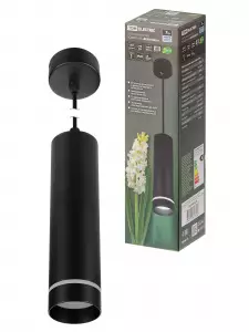 ЭЛМАКС - Светильник-спот подвесной LED, 7 Вт, 230 В, 50 Гц, 4000К, IP20, "Вероника", черный, TDM элмакс, электротехника, кабель, светотехника, elmax.pro