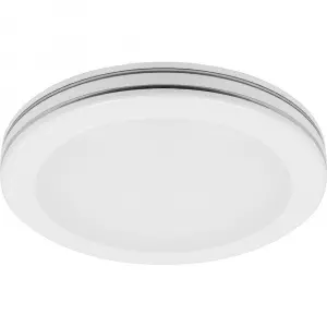 ЭЛМАКС - Светильник светодиодный, 12W, 960Lum, 4000K, с хромированными кольцами, IP20, AL579 элмакс, электротехника, кабель, светотехника, elmax.pro