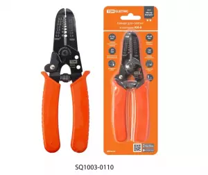 Клещи для снятия изоляции КИ-6, сечение зачищаемого провода 0,3-6 мм "МастерЭлектрик" TDM