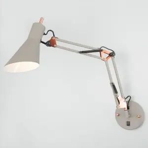 ЭЛМАКС - Настенная лампа 70086/1 серый элмакс, электротехника, кабель, светотехника, elmax.pro