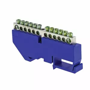 ЭЛМАКС - Шина "N" 63.12 (DIN изолятор) никель EKF элмакс, электротехника, кабель, светотехника, elmax.pro