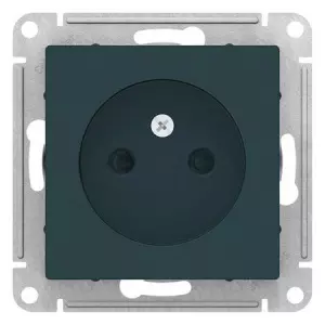 ЭЛМАКС - ATLASDESIGN РОЗЕТКА без заземления со шторками, 16А, механизм, ИЗУМРУД элмакс, электротехника, кабель, светотехника, elmax.pro