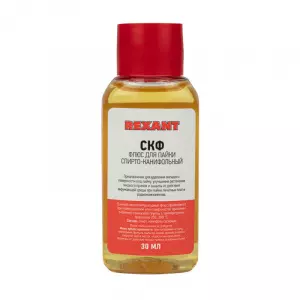 ЭЛМАКС - Флюс для пайки REXANT, СКФ (спирто-канифольный), 30 мл элмакс, электротехника, кабель, светотехника, elmax.pro