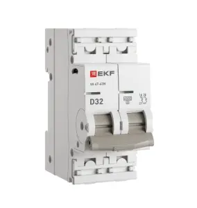 ЭЛМАКС - Автоматический выключатель ВА 47-63N 2P 32А (D) 4,5 кА PROXIMA EKF элмакс, электротехника, кабель, светотехника, elmax.pro