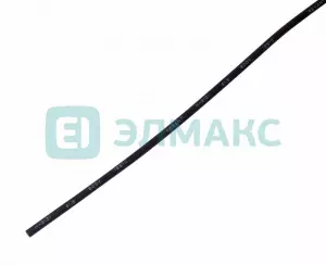 1. 5 / 0. 75 мм 1м термоусадка черная REXANT