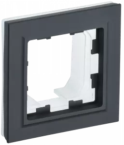 ЭЛМАКС - BRITE Рамка 1-мест. IP44 РУ-1-БрГ-44 граф. IEK элмакс, электротехника, кабель, светотехника, elmax.pro