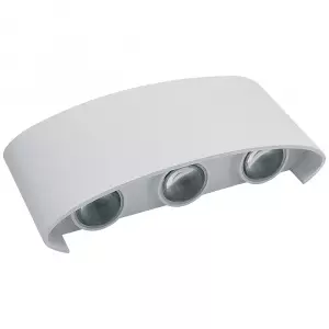 ЭЛМАКС - Светильник уличный светодиодный, 6*1W, 450Lm, 4000K, белый DH101 элмакс, электротехника, кабель, светотехника, elmax.pro