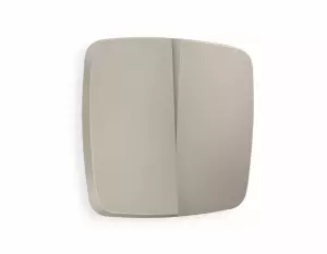 ЭЛМАКС - Лицевая панель OMEGA (Серо-бежевый матовый) для 2-клавишных выключателей QUANT OP3630 элмакс, электротехника, кабель, светотехника, elmax.pro