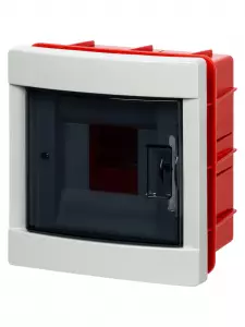 ЭЛМАКС - Бокс ЩРВ-ПМ-4 модуля, встраиваемый, АБС-пластик, IP40, Народный элмакс, электротехника, кабель, светотехника, elmax.pro