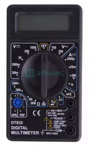 ЭЛМАКС - Портативный мультиметр M832(DT832) Proconnect элмакс, электротехника, кабель, светотехника, elmax.pro