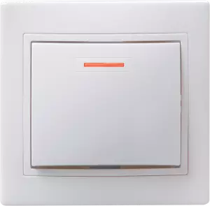 ВС10-1-1-КБ Выключатель 1кл с инд. 10А КВАРТА (белый)