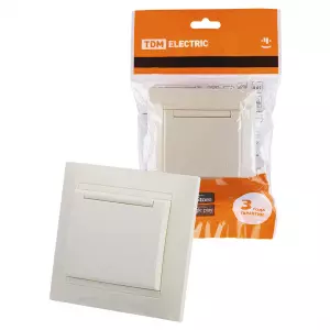 ЭЛМАКС - Розетка 2П+З 16А 250В IP44 с крышкой сл. кость "Лама" TDM элмакс, электротехника, кабель, светотехника, elmax.pro