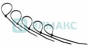 ЭЛМАКС - Хомут nylon 200 x 3,6 мм 25шт чёрный REXANT элмакс, электротехника, кабель, светотехника, elmax.pro