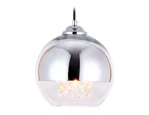 ЭЛМАКС - Подвесной светильник со сменной лампой TR3601 CH/CL хром/прозрачный E27 max 40W D200*1000 элмакс, электротехника, кабель, светотехника, elmax.pro