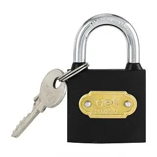 Замок навесной 38мм DL508902 ( автомат, личинка латунь, 3 ключа, защита от влаги)