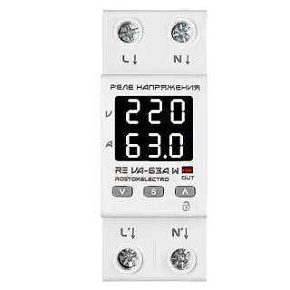 Реле напряжения/тока RE VА-63А W