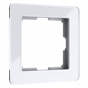 ЭЛМАКС - W0012701/ Рамка на 1 пост Acrylic (белый) элмакс, электротехника, кабель, светотехника, elmax.pro