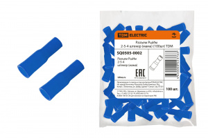 ЭЛМАКС - Разъем РшИм 2-5-4 штеккер (мама) (100шт) TDM элмакс, электротехника, кабель, светотехника, elmax.pro