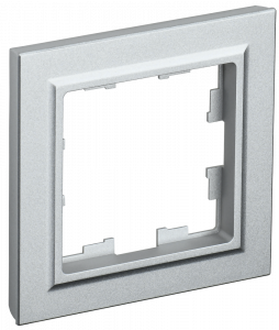 ЭЛМАКС - BRITE Рамка 1-мест. РУ-1-БрА алюм. IEK элмакс, электротехника, кабель, светотехника, elmax.pro