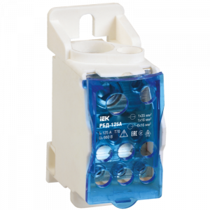 ЭЛМАКС - Распределительный блок на DIN-рейку РБД-125А элмакс, электротехника, кабель, светотехника, elmax.pro