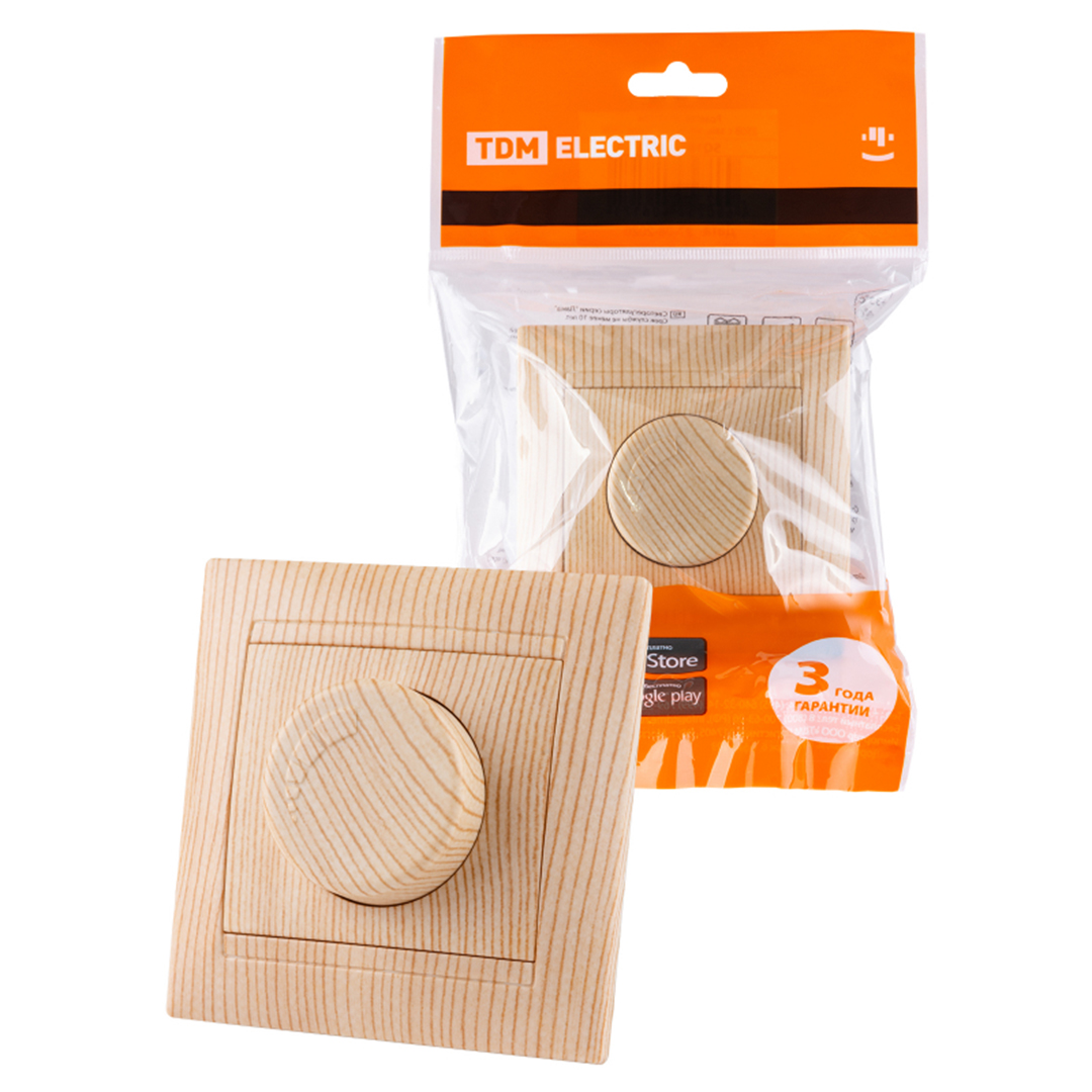 ЭЛМАКС - Светорегулятор RL 300 Вт сосна "Лама" TDM элмакс, электротехника, кабель, светотехника, elmax.pro