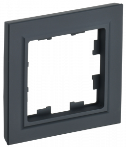 ЭЛМАКС - BRITE Рамка 1-мест. РУ-1-БрГ граф. IEK элмакс, электротехника, кабель, светотехника, elmax.pro