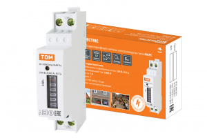 ЭЛМАКС - Счетчик без поверки МАРС-б/п-1,0-11-Р1-5(40)-М (1ф, 1тар, din-рейка, 1мод, мех.ОУ) TDM элмакс, электротехника, кабель, светотехника, elmax.pro