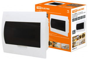 ЭЛМАКС - Бокс ЩРВ-П-10 модулей встраиваемый пластик IP40 TDM элмакс, электротехника, кабель, светотехника, elmax.pro