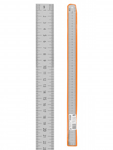 ЭЛМАКС - Линейка измерительная металлическая 50 см, нержавеющая сталь, двухсторонняя шкала, "Рубин" TDM элмакс, электротехника, кабель, светотехника, elmax.pro