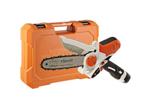 ЭЛМАКС - CSC1804 Пила цепная аккумуляторная БЕЗМАСЛЯНАЯ Sturm!, 16В, шина 15 см, 2х2.0 Ач, ЗУ, кейс элмакс, электротехника, кабель, светотехника, elmax.pro