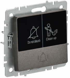 ЭЛМАКС - BRITE Кнопка звонка с инд. отел. 10А ВС10-1-9-БрТБ бр. IEK элмакс, электротехника, кабель, светотехника, elmax.pro