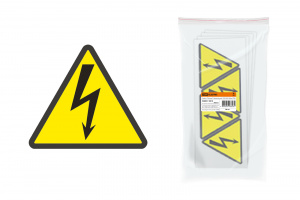 ЭЛМАКС - Символ "Молния" (треугольник) 100х100х100мм TDM элмакс, электротехника, кабель, светотехника, elmax.pro