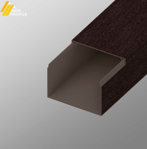 ЭЛМАКС - Кабель-канал 60х40 мм Венге 3 D (18м/уп) элмакс, электротехника, кабель, светотехника, elmax.pro