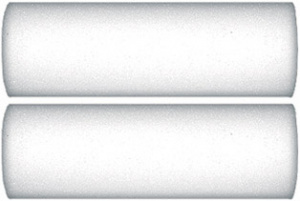 ЭЛМАКС - Шубки поролоновые высокой плотности белые Профи 2 шт., 230 мм (USP) элмакс, электротехника, кабель, светотехника, elmax.pro