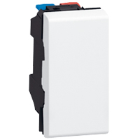 ЭЛМАКС - Выключатель Mosaic, 10 AX 250 В, 1 модуль, белый элмакс, электротехника, кабель, светотехника, elmax.pro