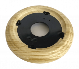 ЭЛМАКС - Рамка одноместная пластиковая, D 92x14 мм, цвет - сосна, серия УСАДЬБА, ТМ МЕЗОНИНЪ элмакс, электротехника, кабель, светотехника, elmax.pro