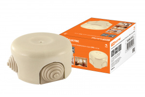 ЭЛМАКС - Коробка распаячная фарфоровая D7,8х4,5см «ЭКО» сосна TDM элмакс, электротехника, кабель, светотехника, elmax.pro