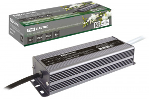 ЭЛМАКС - Блок питания 60Вт-12В-IP67 для светодиодных лент и модулей DC 12В, металл TDM элмакс, электротехника, кабель, светотехника, elmax.pro