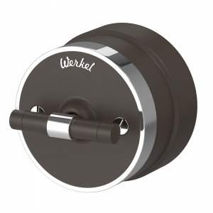 ЭЛМАКС - W5822052/ Выключатель на 4 положения двухклавишный Vintage (мокко матовый/хром) элмакс, электротехника, кабель, светотехника, elmax.pro