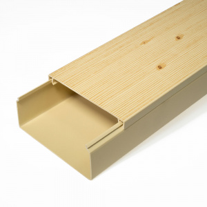 ЭЛМАКС - Кабель-канал сосна 2-й замок 100х40 мм (24м/уп) Промрукав элмакс, электротехника, кабель, светотехника, elmax.pro